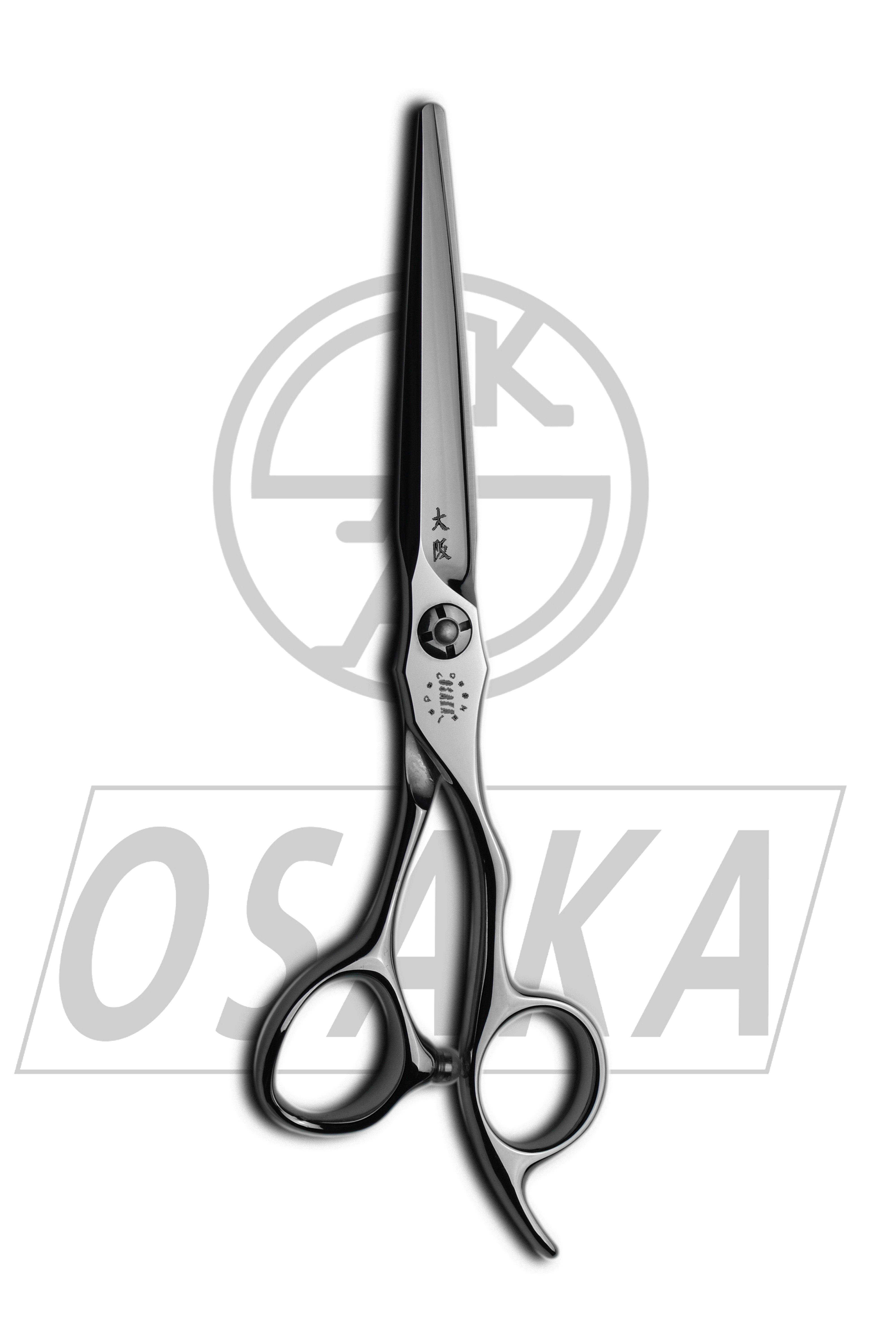 Ciseaux de coiffure japonais OSAKA MT, effilage, coupe, acier cobalt VG-10, peigne ciseaux, coiffeur homme, ciseaux ergonomiques de la marque OSAKA
